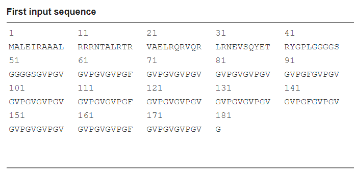 Figure 6. Input sequence 1